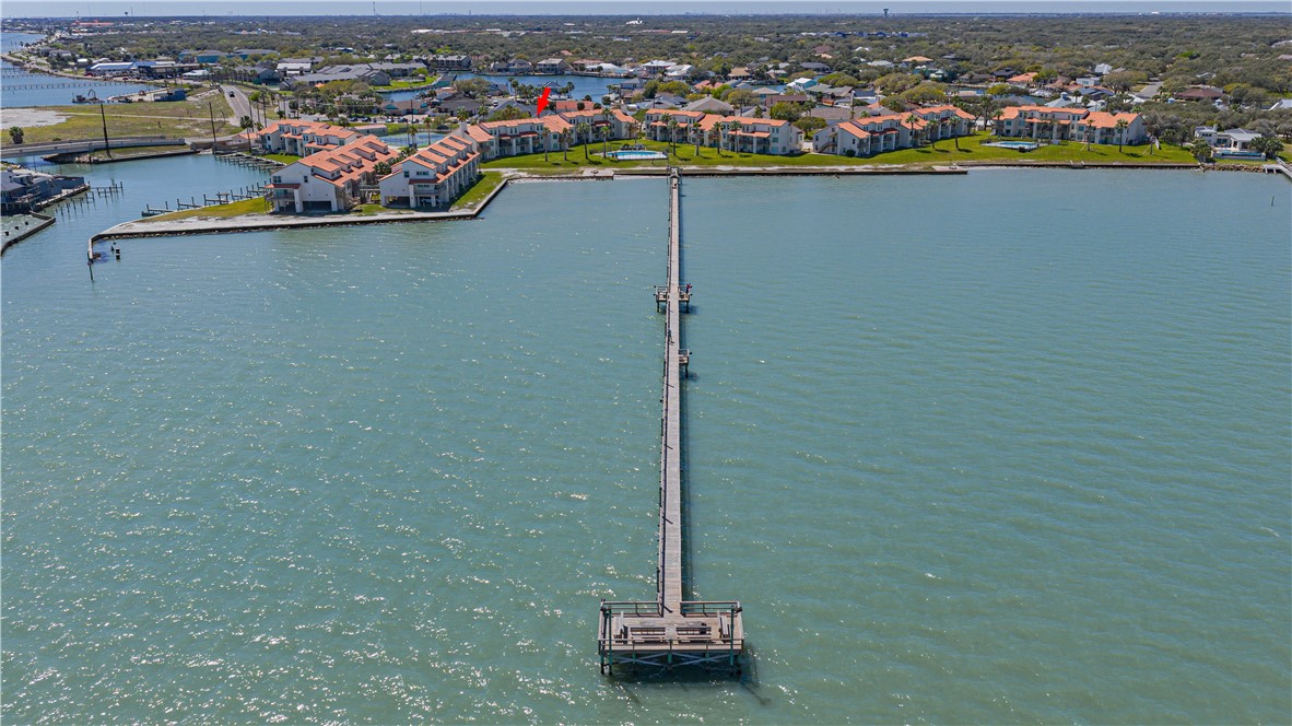 620 Fulton Beach Road, Unit 708 Rockport, TX 78382 - Photo 34 of 38 an aerial view of a residential houses with outdoor space