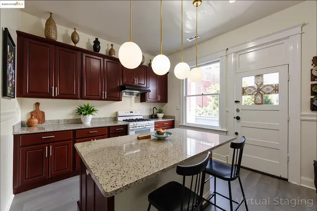 a view of a balcony and an entryway