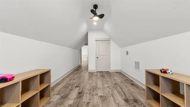 a view of livingroom with furniture and wooden floor