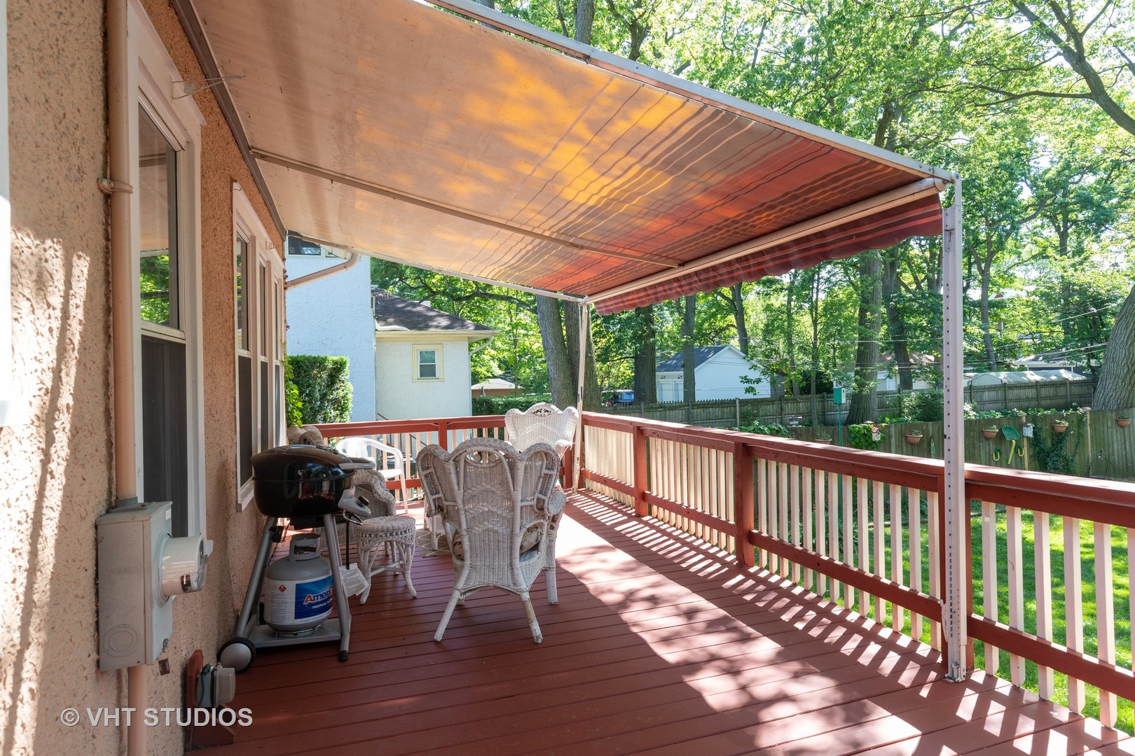 136 Barrypoint Road Riverside, IL 60546 - Photo 15 of 19 a view of balcony with furniture and wooden deck