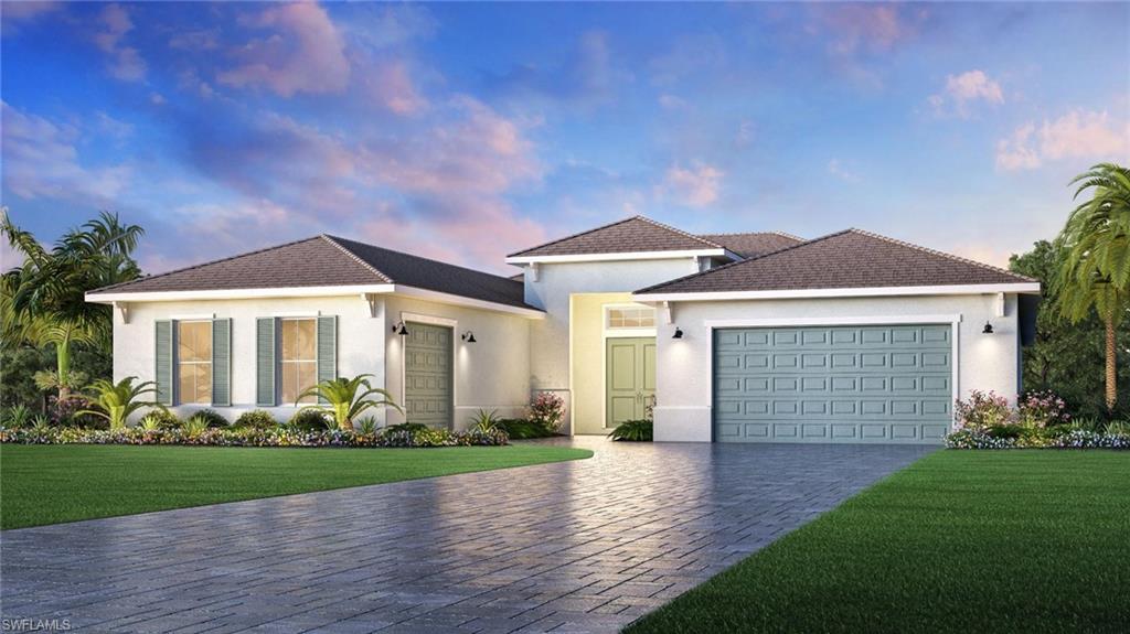 8558 Oceana Way Naples, FL 34114 - Photo 22 of 25 a front view of a house with garden