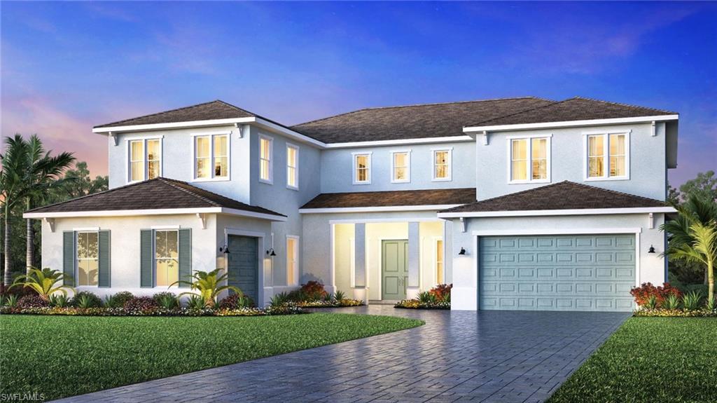 8558 Oceana Way Naples, FL 34114 - Photo 23 of 25 a front view of a house with a yard