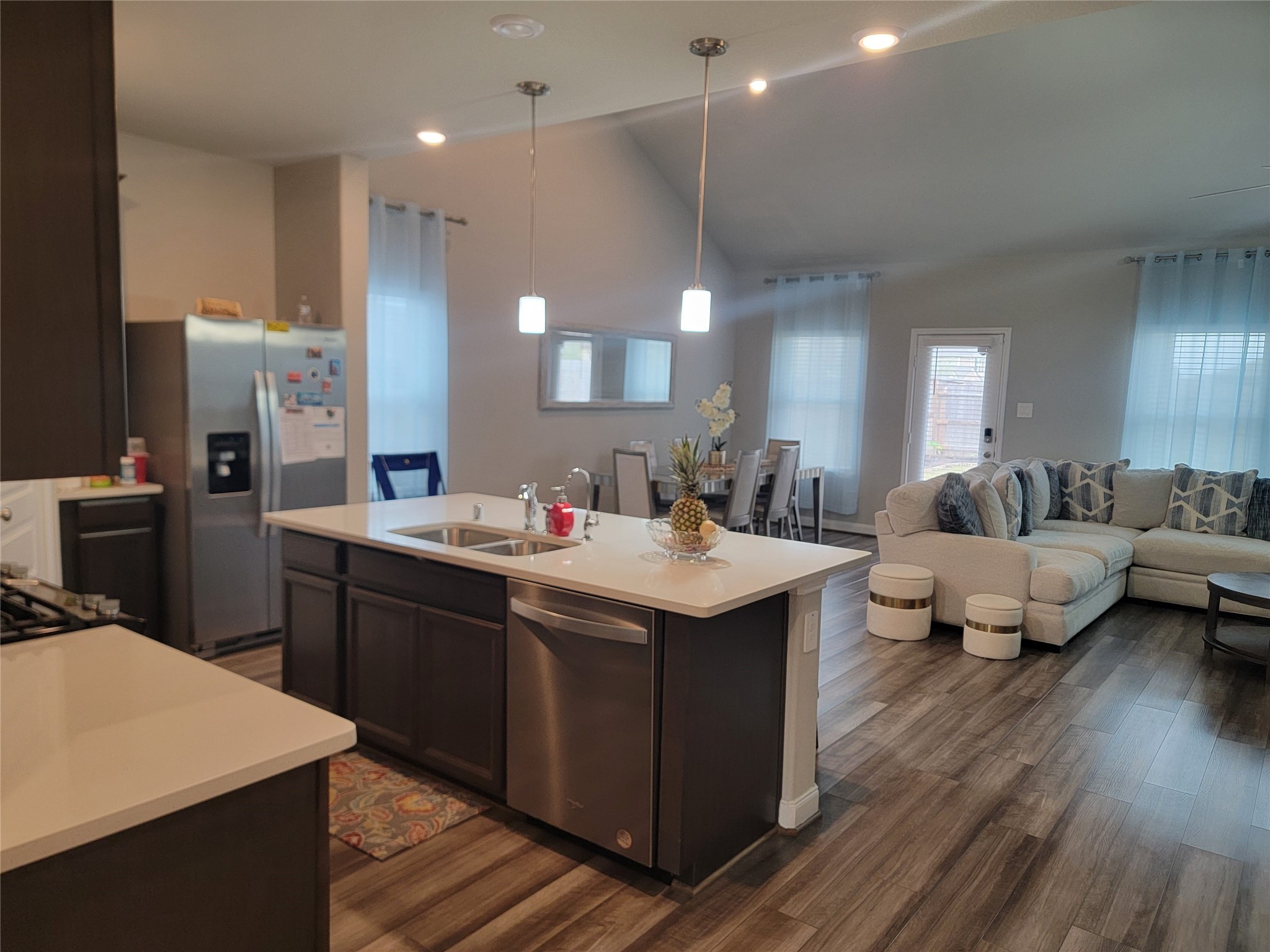 10803 Sugar Pne Lane Rosharon, TX 77583 - Photo 5 of 18 a kitchen with a sink a counter top space and stainless steel appliances
