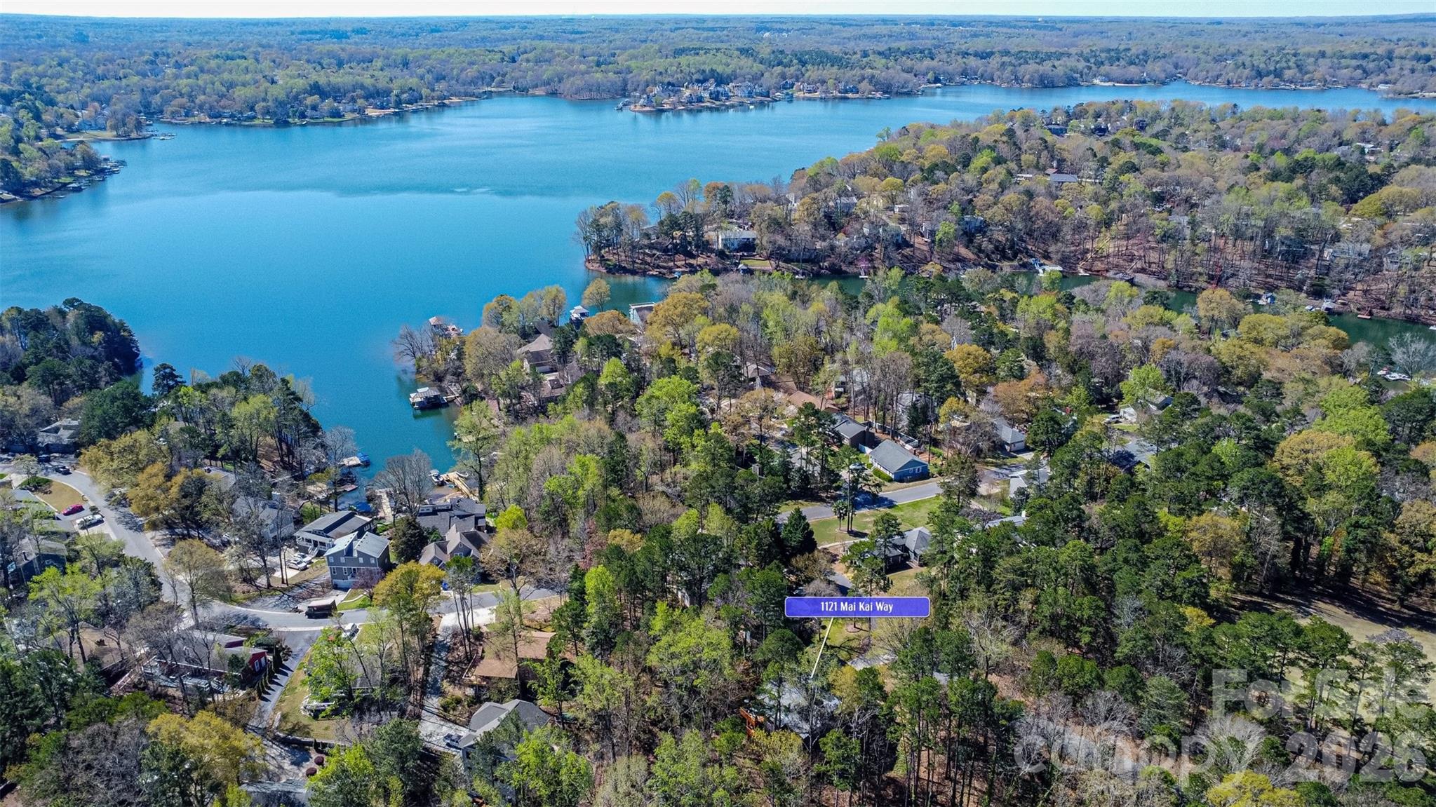 1121 Mai Kai Way Fort Mill, SC 29708 - Photo 33 of 35 an aerial view of a houses with a lake view