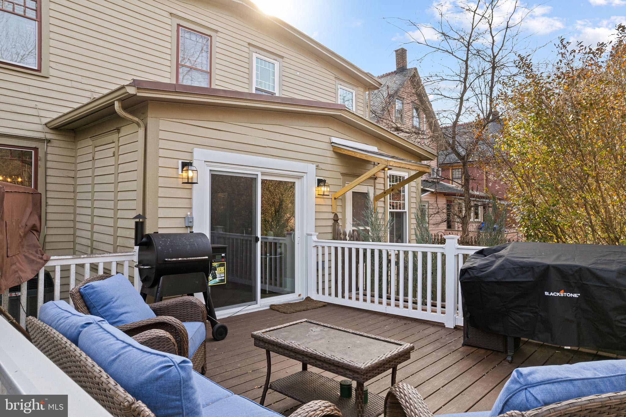 109 West Euclid Avenue Haddonfield, NJ 08033 - Photo 28 of 32 a view of a house with a deck and wooden floor
