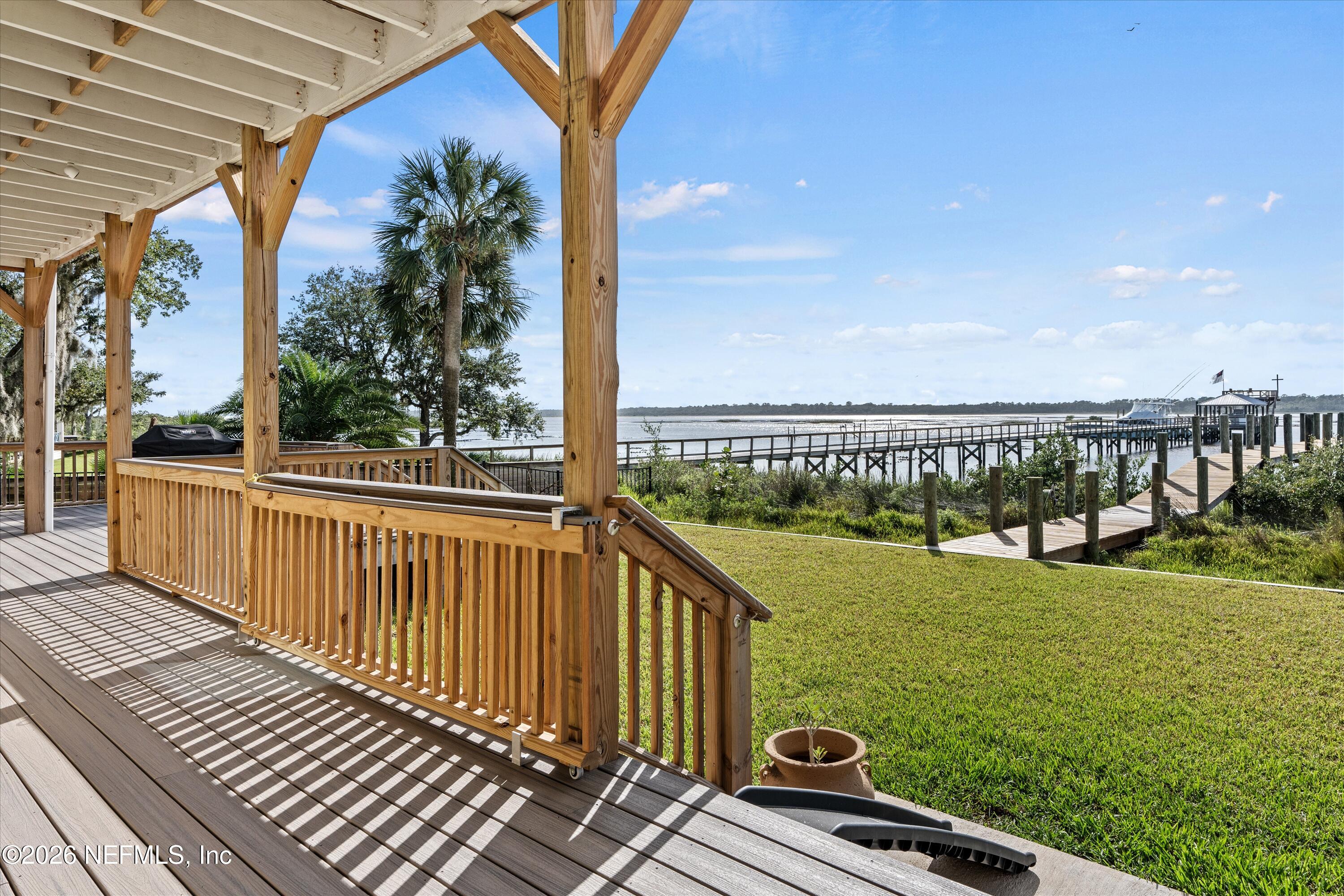5532 Sunset Landing Circle St. Augustine, FL 32080 - Photo 29 of 43 a view of a balcony with lake view