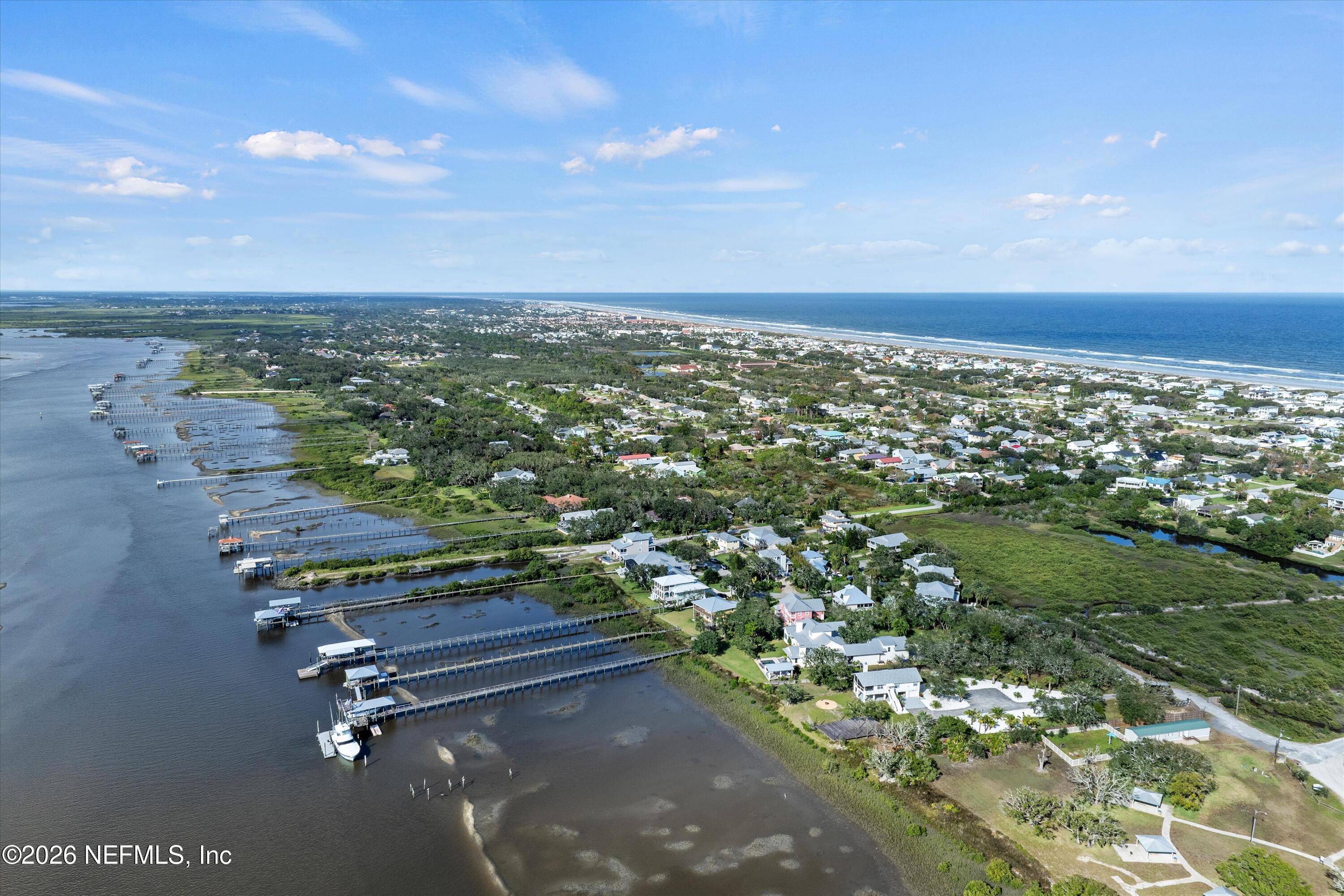 5532 Sunset Landing Circle St. Augustine, FL 32080 - Photo 40 of 43 an aerial view of a residential houses with outdoor space and trees