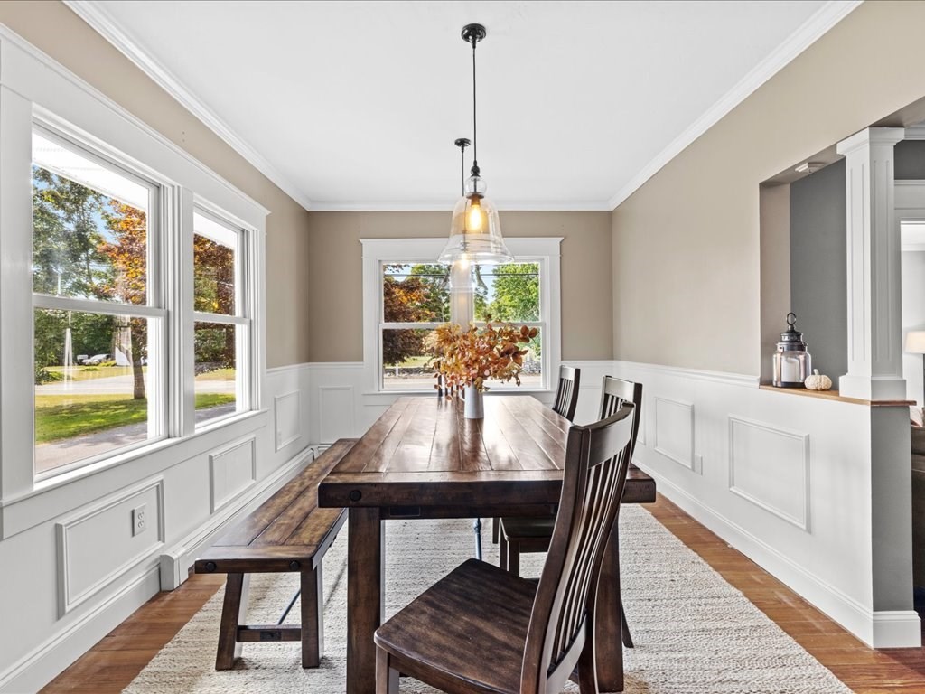 37 Summer Street Dighton, MA 02764 - Photo 20 of 34 a view of a dining room with furniture window and outside view