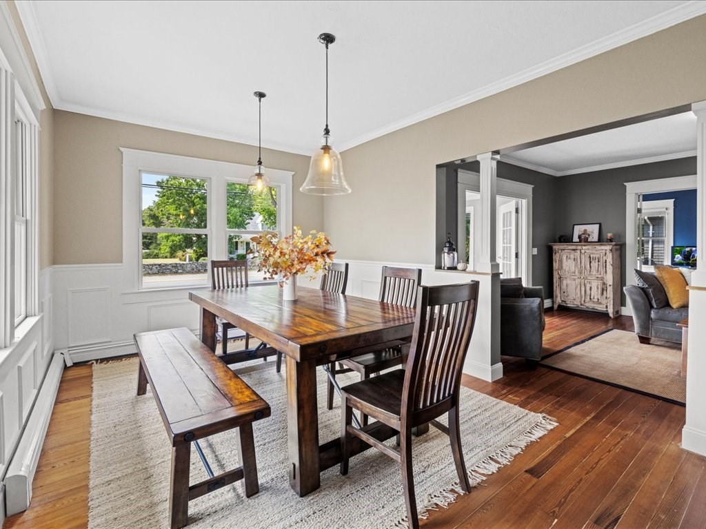 37 Summer Street Dighton, MA 02764 - Photo 21 of 34 a view of a dining room with furniture window and wooden floor