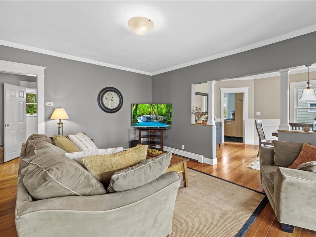 37 Summer Street Dighton, MA 02764 - Photo 7 of 34 a living room with furniture and a wooden floor