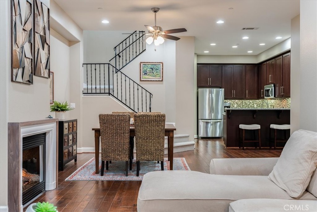 1197 Swallowtail Way, Unit 61 Nipomo, CA 93444 - Photo 13 of 36 Another View of Kitchen & Side-by-Side Stainless Steel Refrigerator