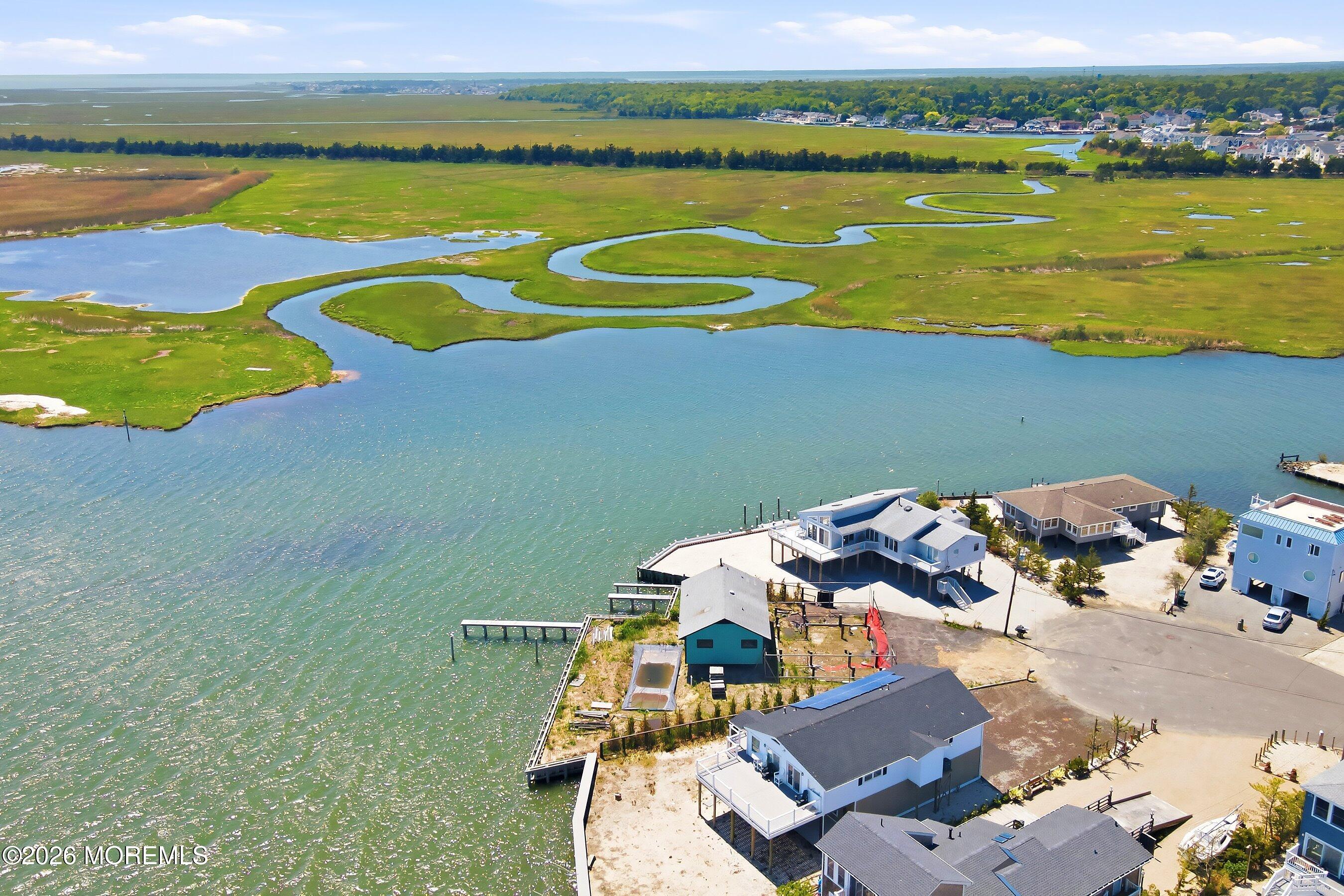 48 Parker Road Tuckerton, NJ 08087 - Photo 25 of 35 an aerial view of a house with a lake view