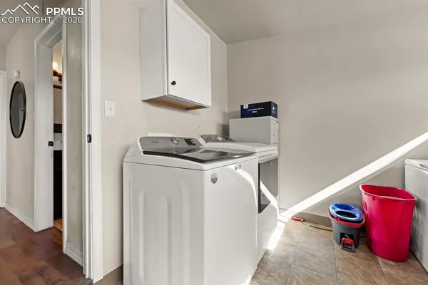 a view of storage and utility room
