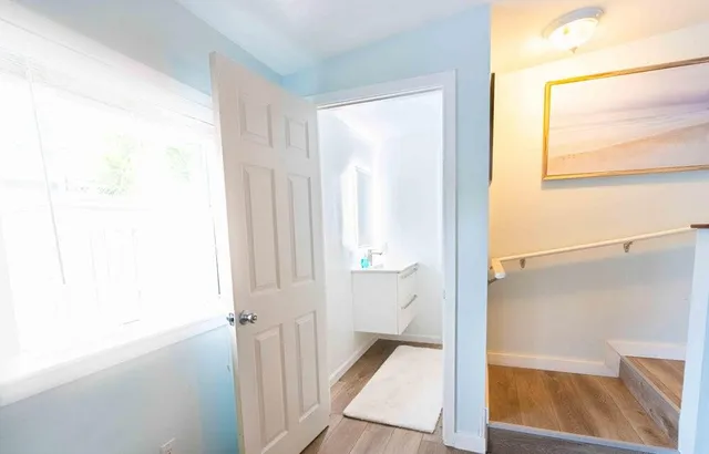 a view of a bathroom