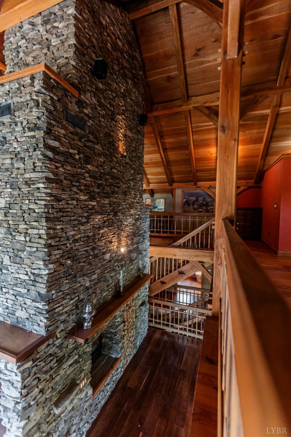 278 Salt Lick Lane Appomattox, VA 24522 - Photo 51 of 78 a view of balcony with wooden wall