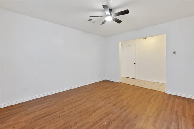 a view of an empty room