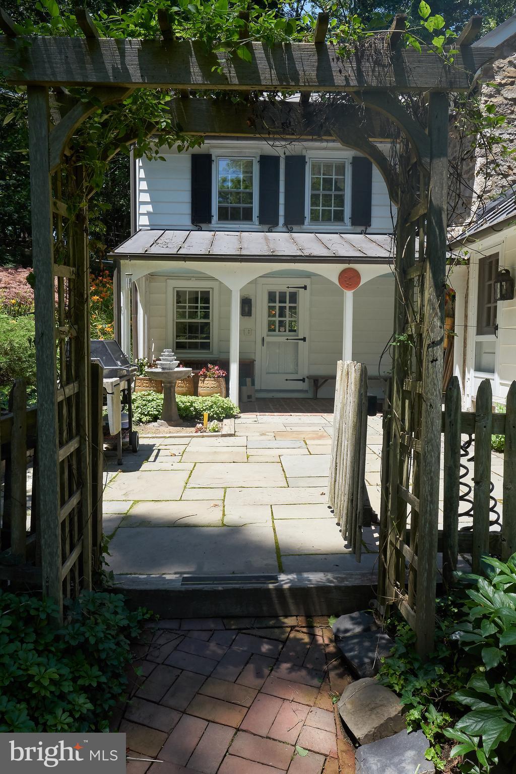 2918 Mill Road Doylestown, PA 18902 - Photo 28 of 28 Through the kitchen gate pergola