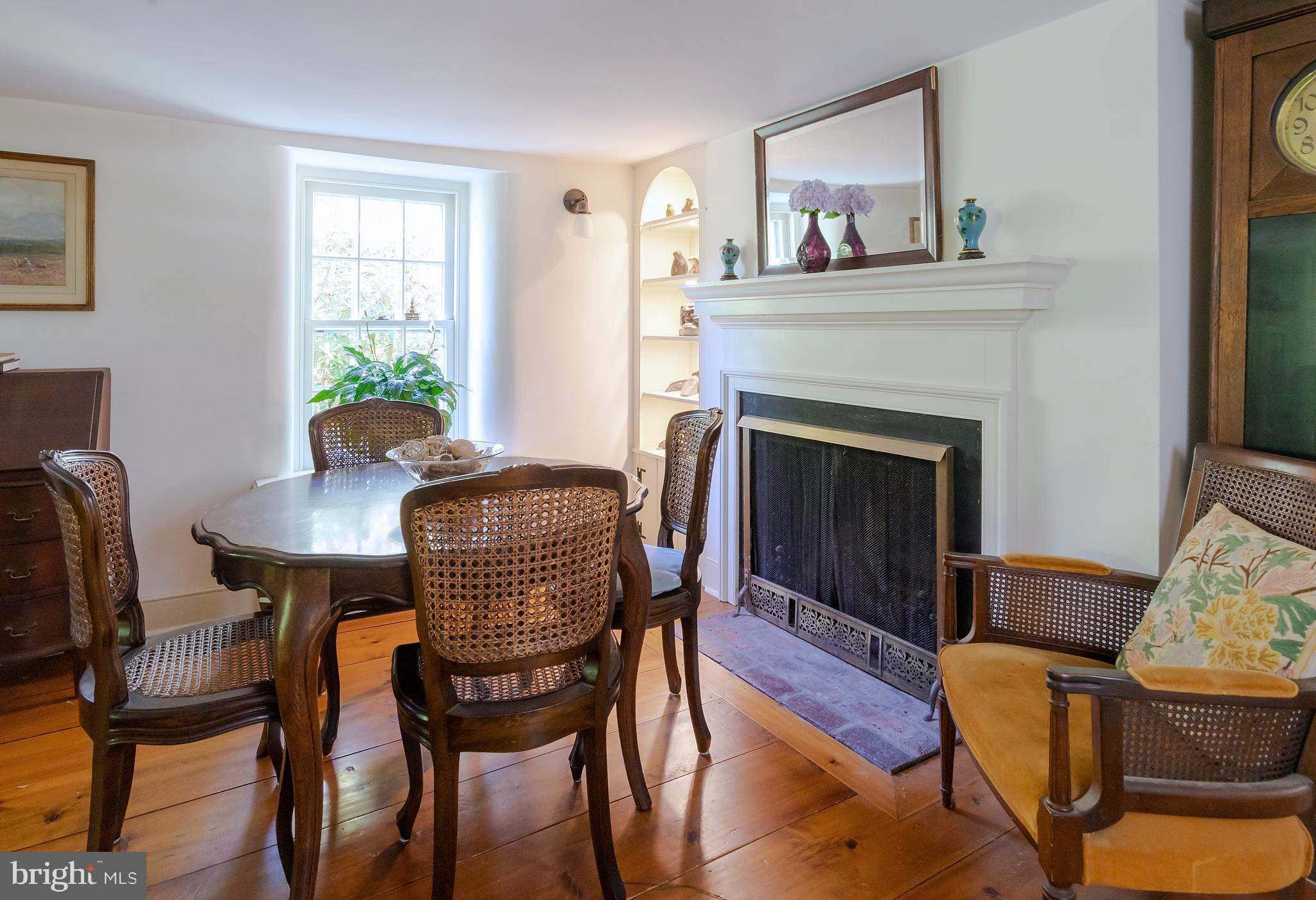 2918 Mill Road Doylestown, PA 18902 - Photo 7 of 28 Dining room fireplace