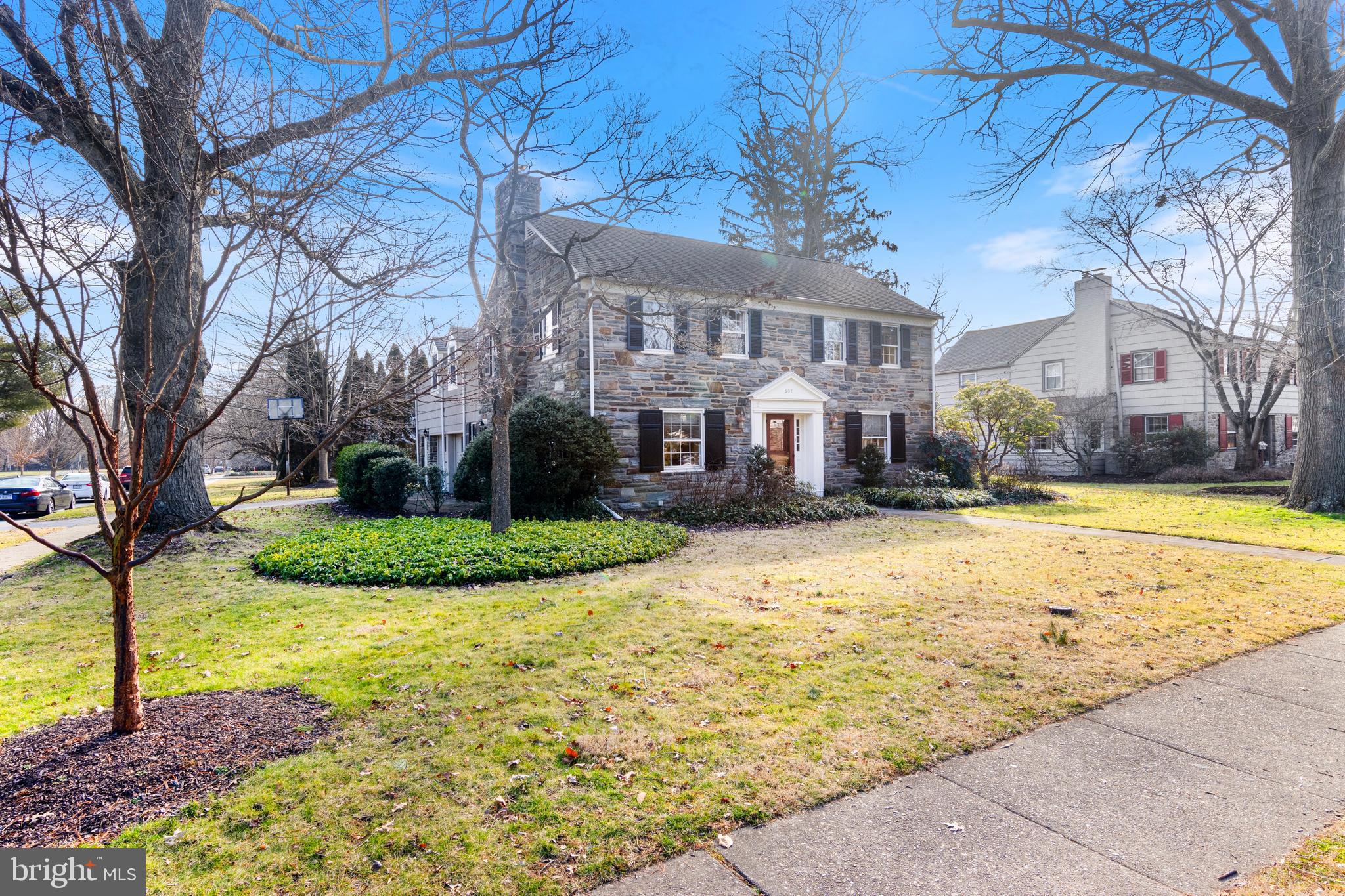 501 Rutgers Avenue Swarthmore, PA 19081 - Photo 2 of 40 Classic Stone Colonial