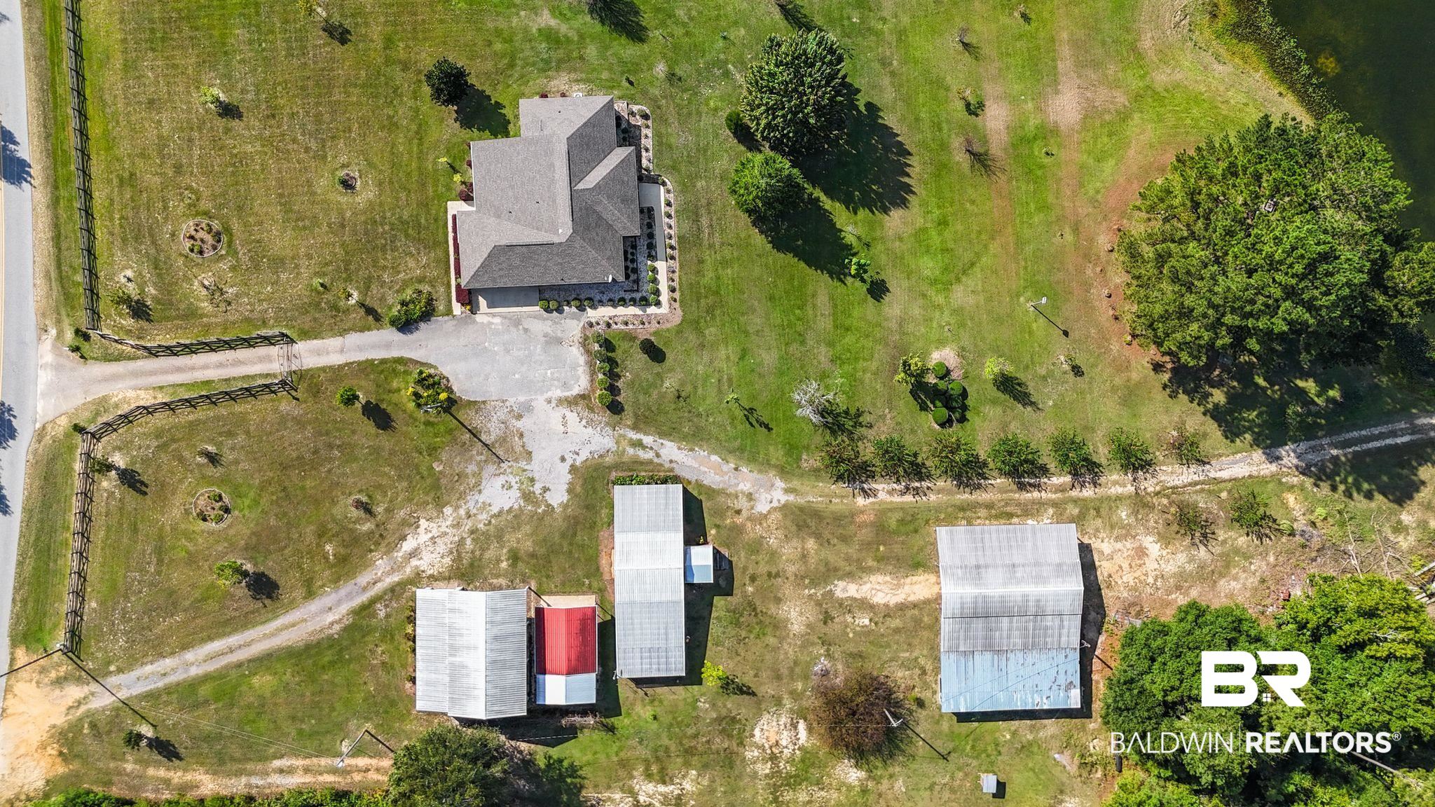 888 Mobile Cut-Off Road St. Stephens, AL 36569 - Photo 32 of 54 Aerial view of property and surrounding area