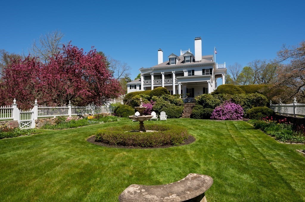 6 Jersey Lane Manchester, MA 01944 - Photo 40 of 42 a front view of a house with a big yard