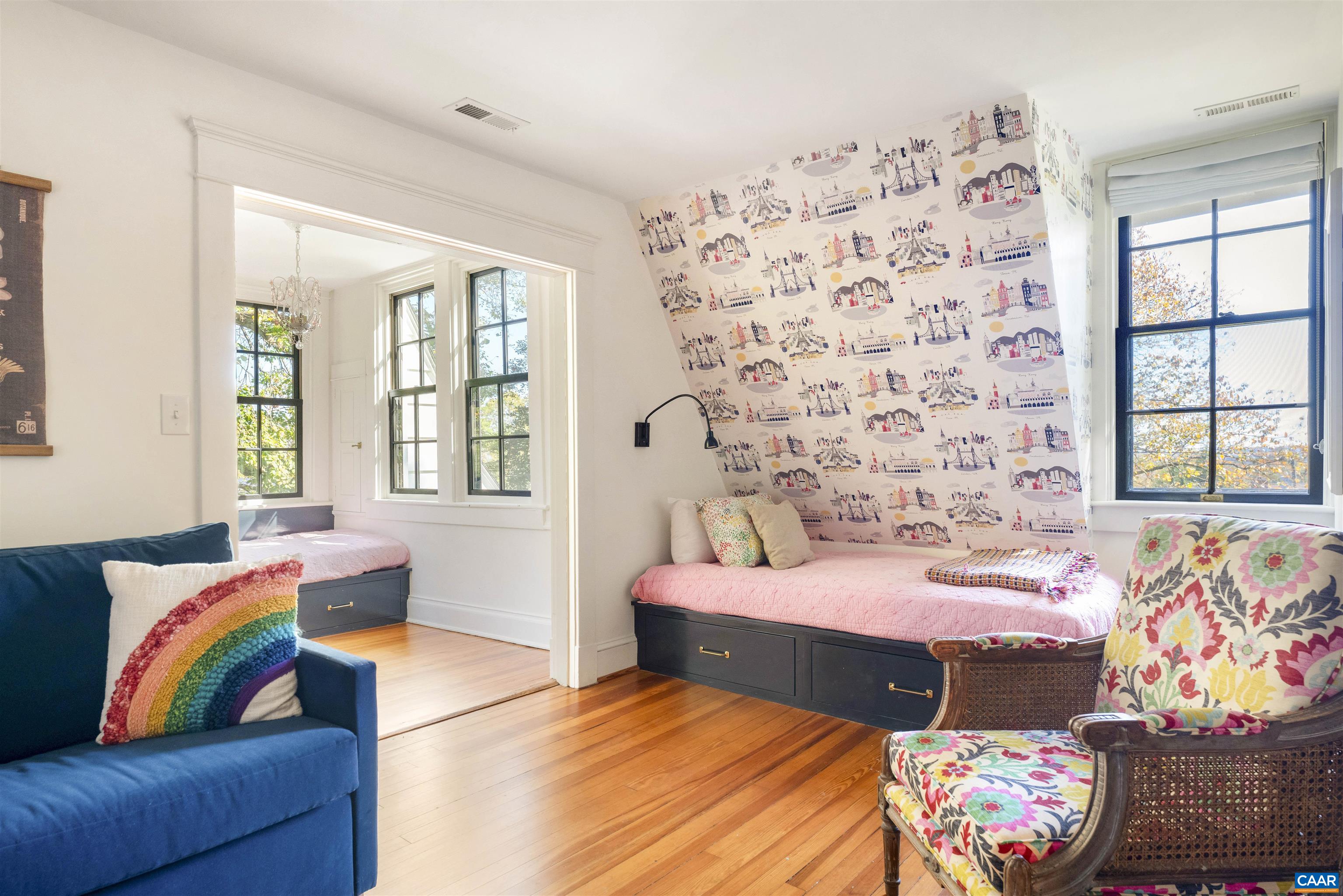 1535 Dairy Road Charlottesville, VA 22903 - Photo 38 of 70 a bedroom with a bed and a couch