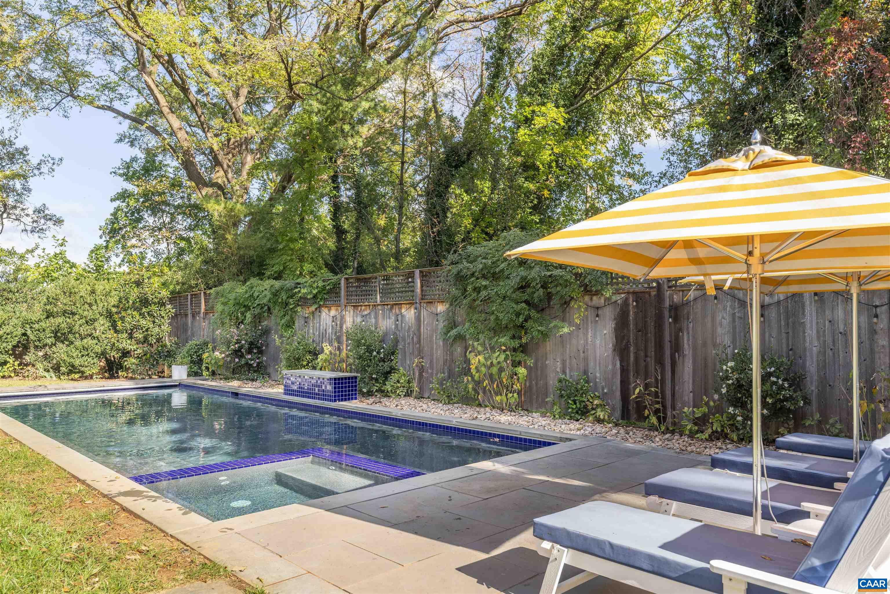 1535 Dairy Road Charlottesville, VA 22903 - Photo 47 of 70 a view of backyard with swimming pool and outdoor seating