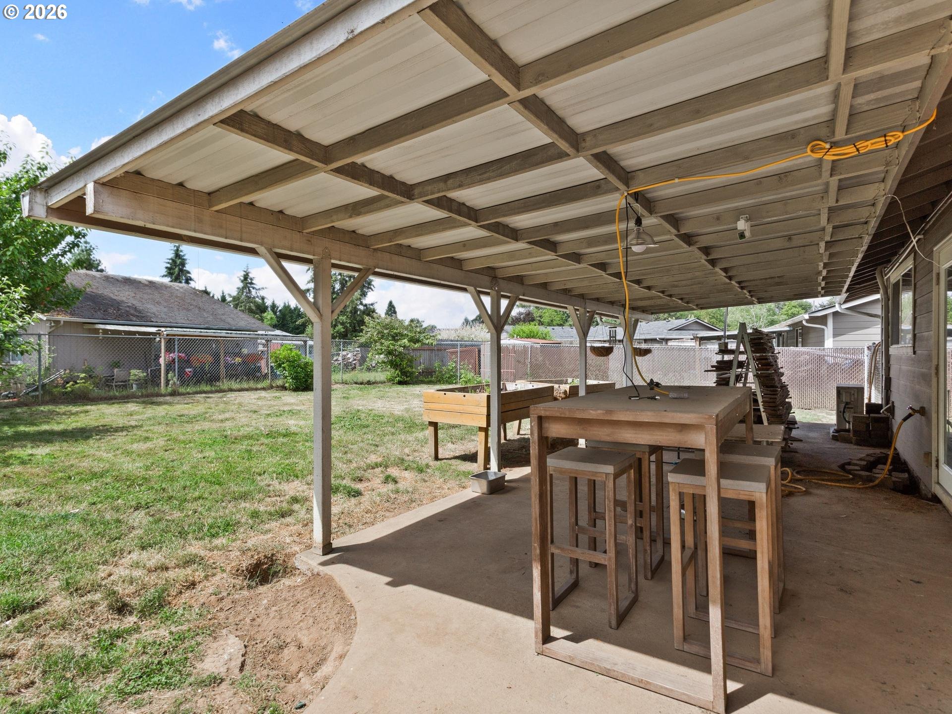 1719 Southwest 1st Street Battle Ground, WA 98604 - Photo 29 of 37 a view of a backyard with sitting area