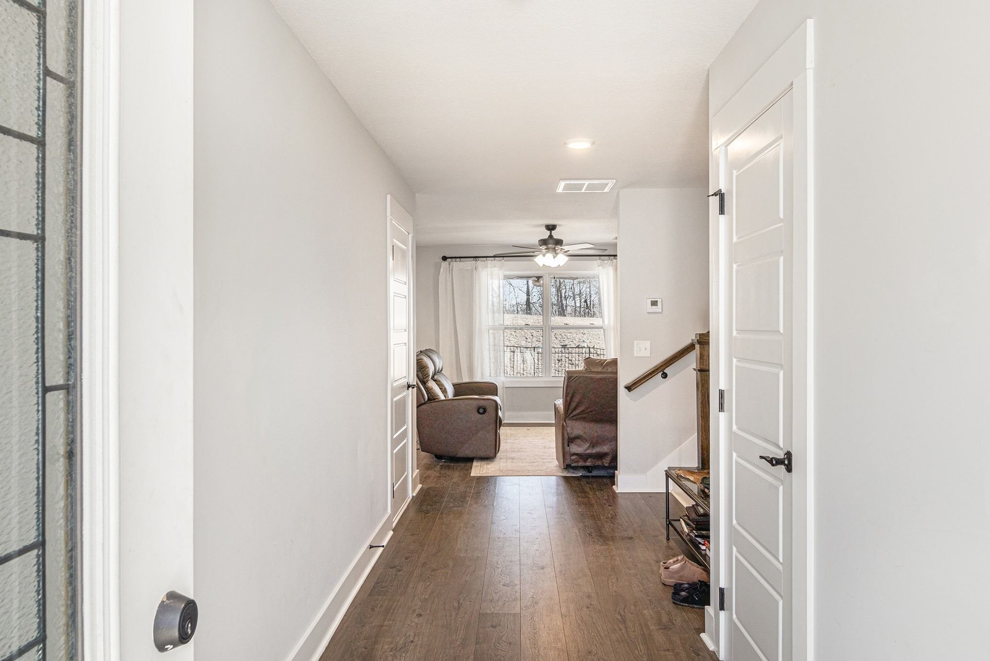 786 Limestone Way Clarksville, TN 37043 - Photo 7 of 29 a view of living room with furniture and wooden floor
