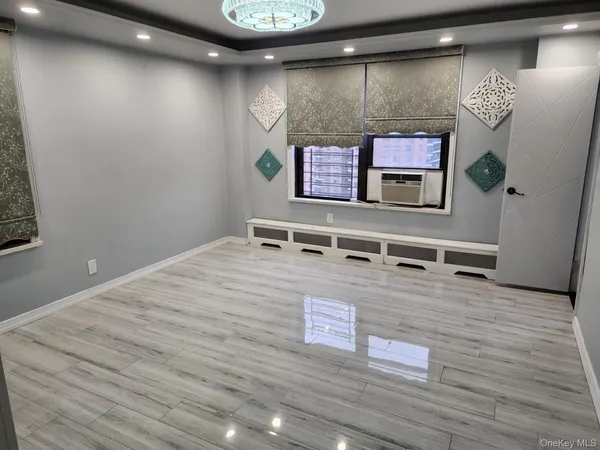 a room with gym equipment