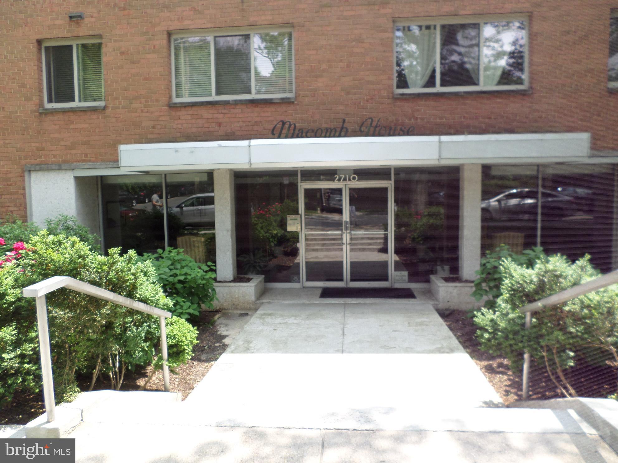 2710 Macomb Street Northwest, Unit 418 Washington, DC 20008 - Photo 2 of 21 Front entrance to building