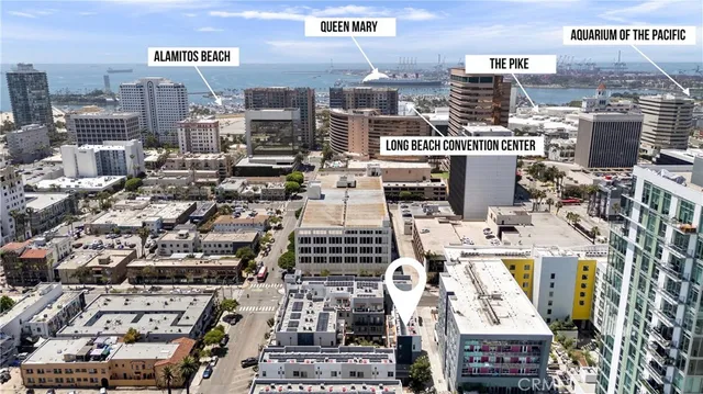 an aerial view of city