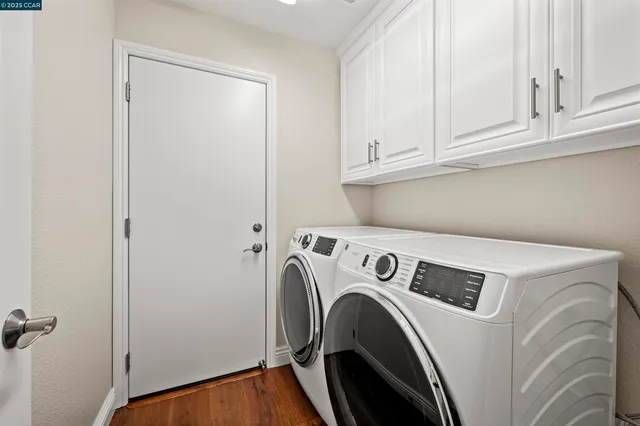 a view of a lake with houses