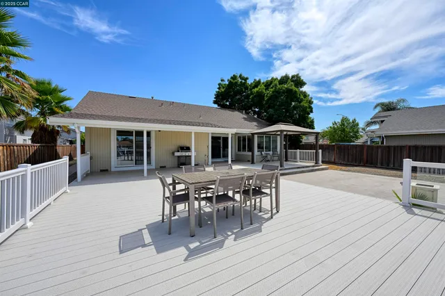 a view of a terrace with chairs
