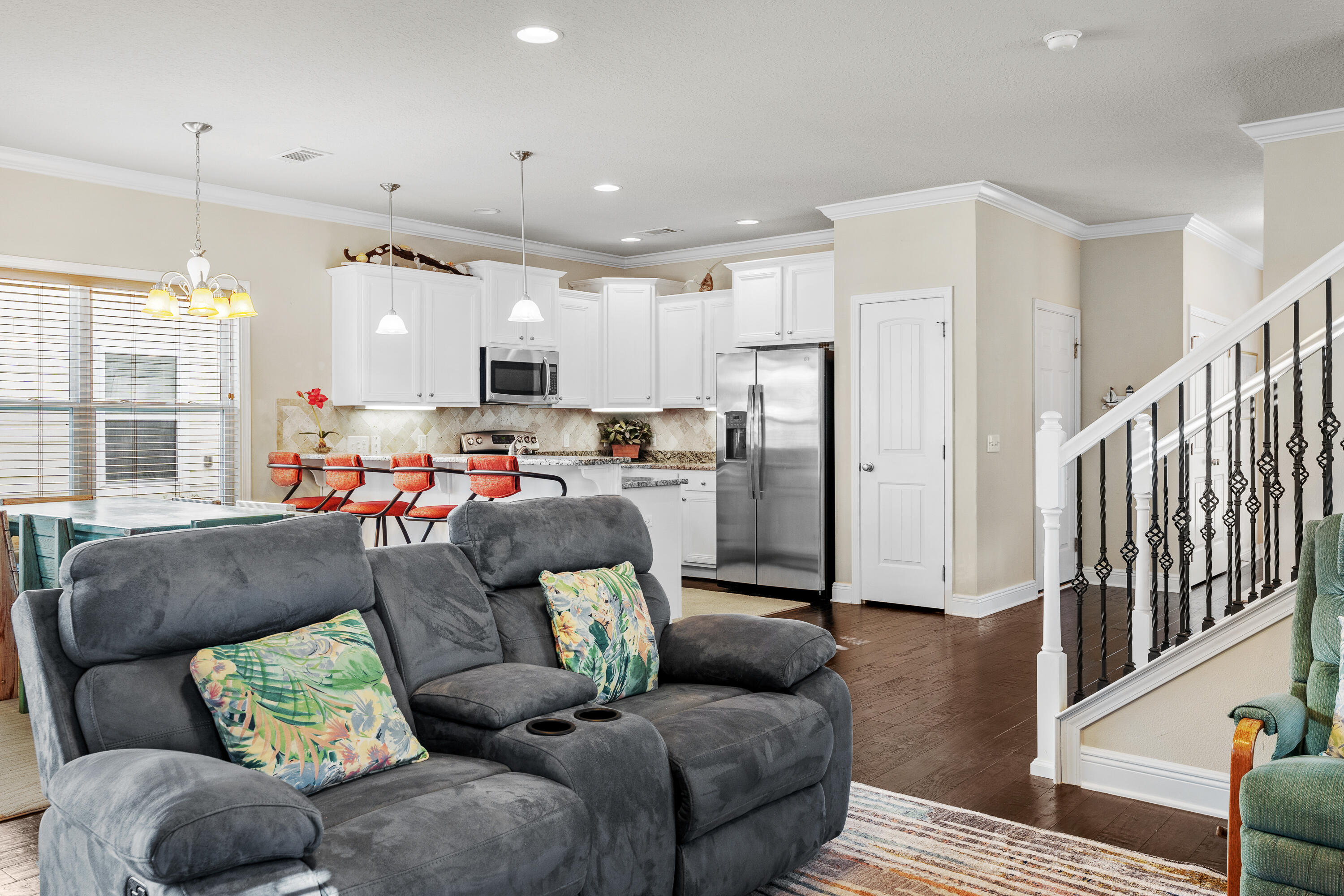 19 Topside Drive Inlet Beach, FL 32461 - Photo 12 of 40 a living room with furniture and a large window