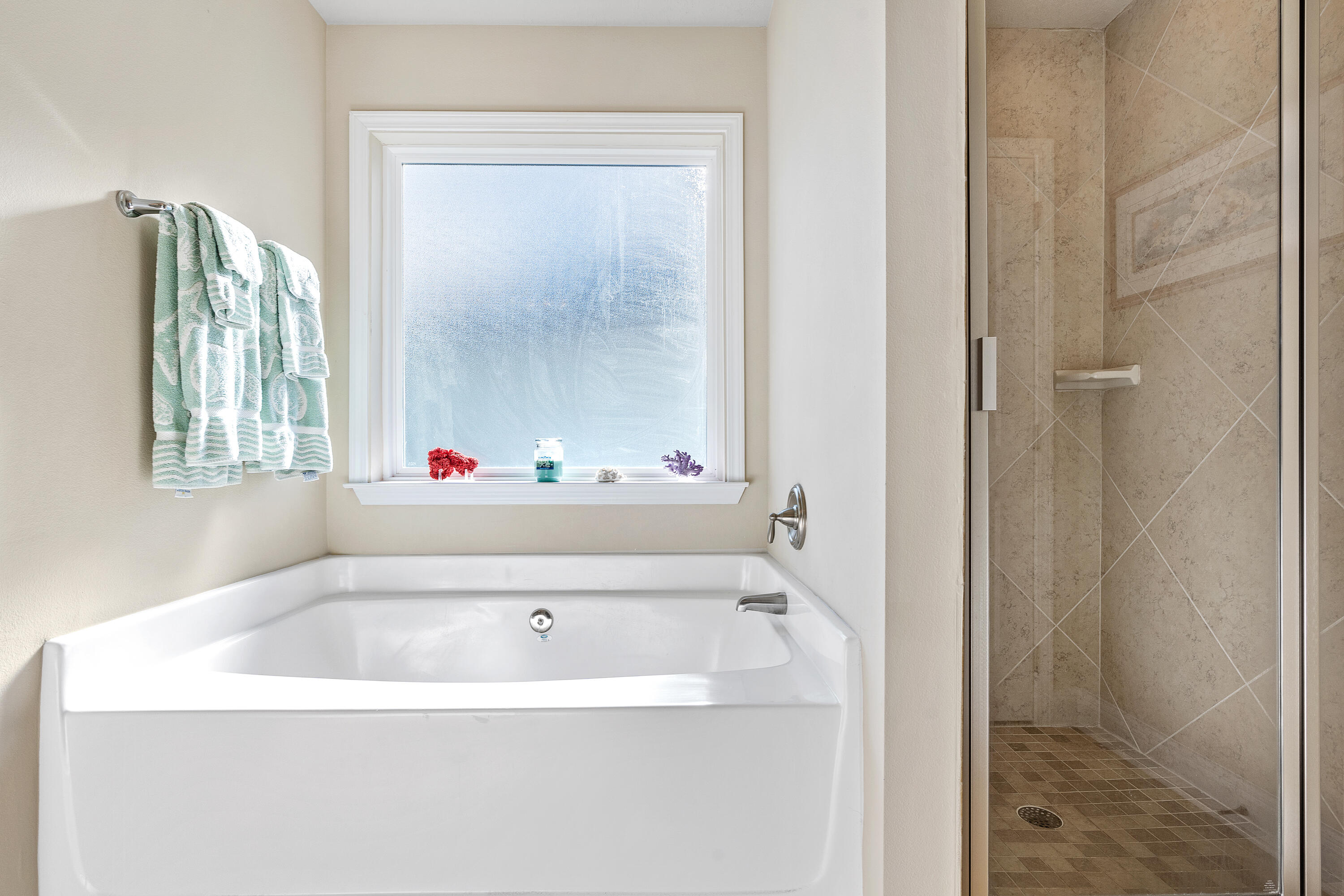 19 Topside Drive Inlet Beach, FL 32461 - Photo 24 of 40 a white bath tub sitting next to a bathroom