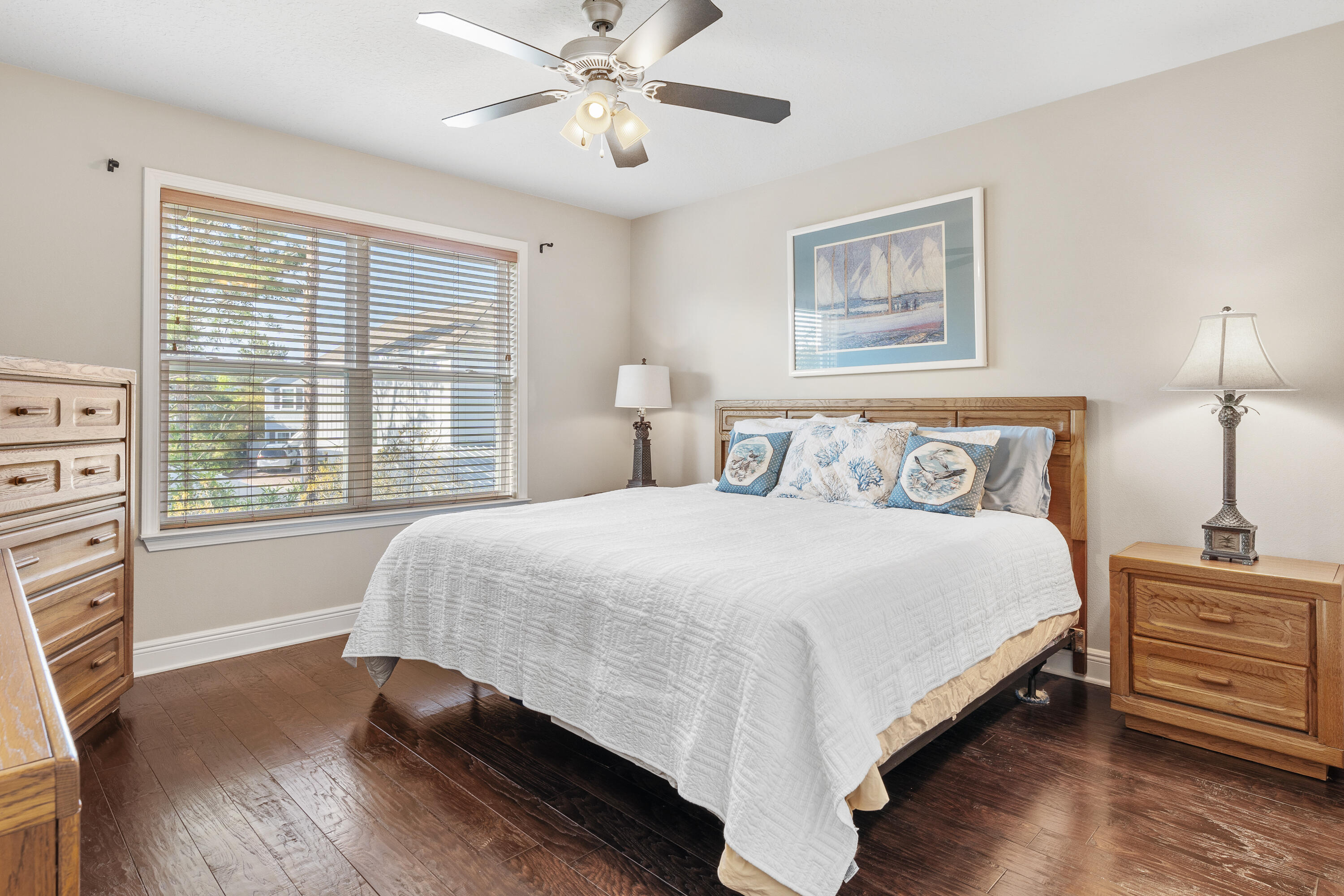 19 Topside Drive Inlet Beach, FL 32461 - Photo 28 of 40 a bedroom with a large bed and a window