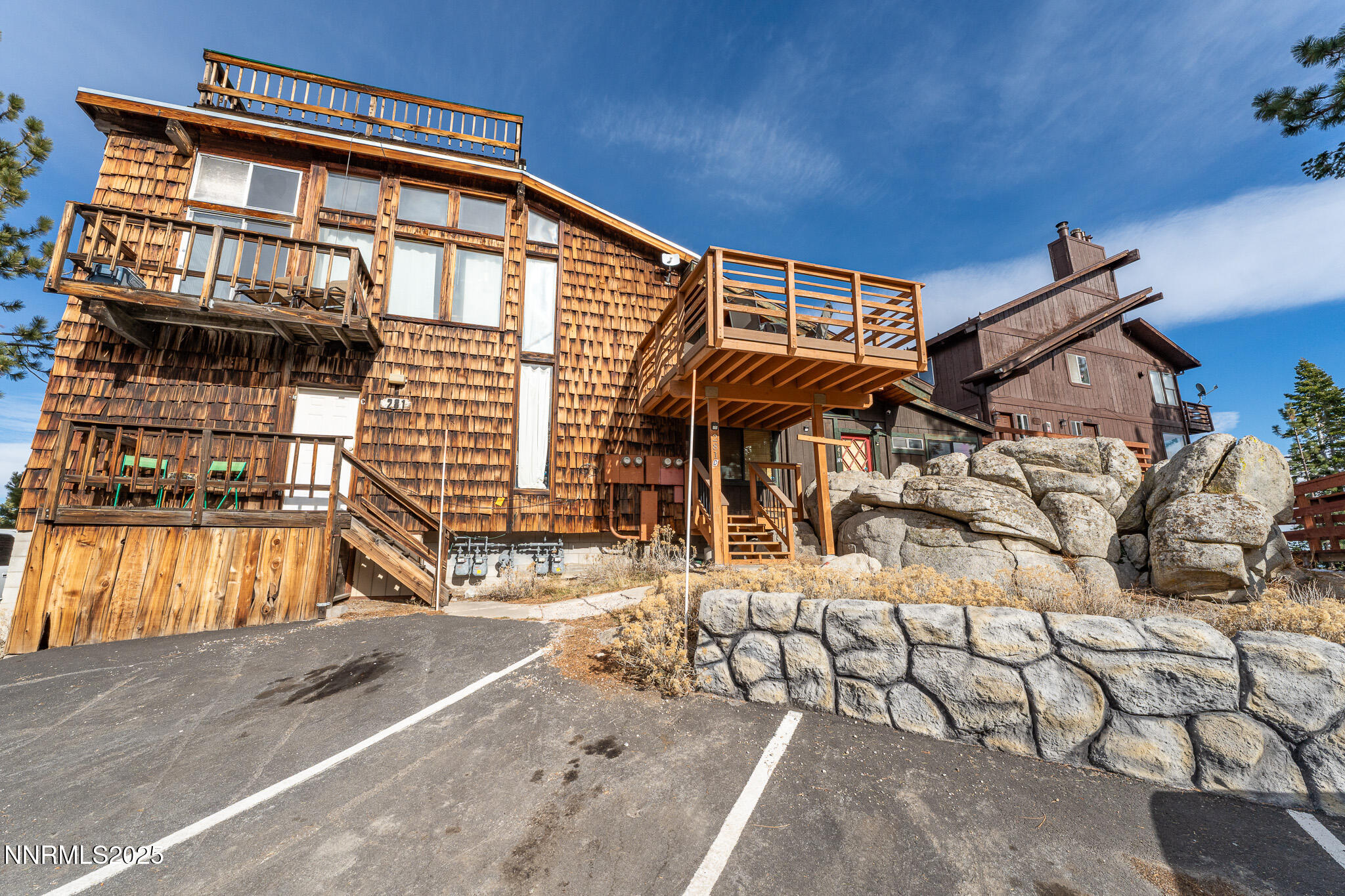 281 Orion Lane, Unit D Stateline, NV 89449 - Photo 16 of 33 front view of a house with a outdoor space