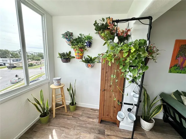 a view of wooden floor