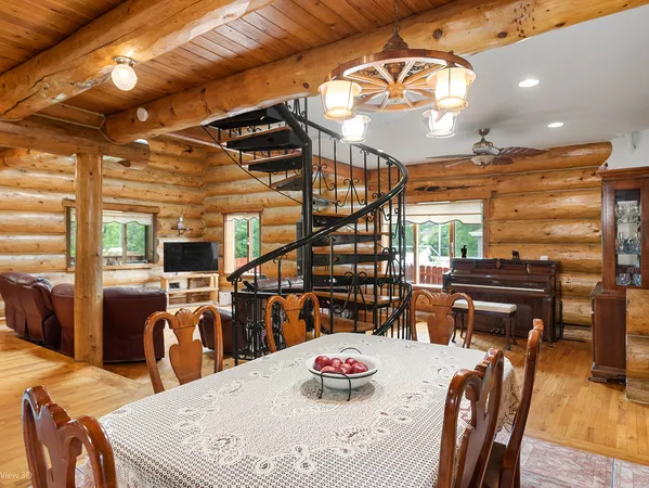 a view of a house with a patio