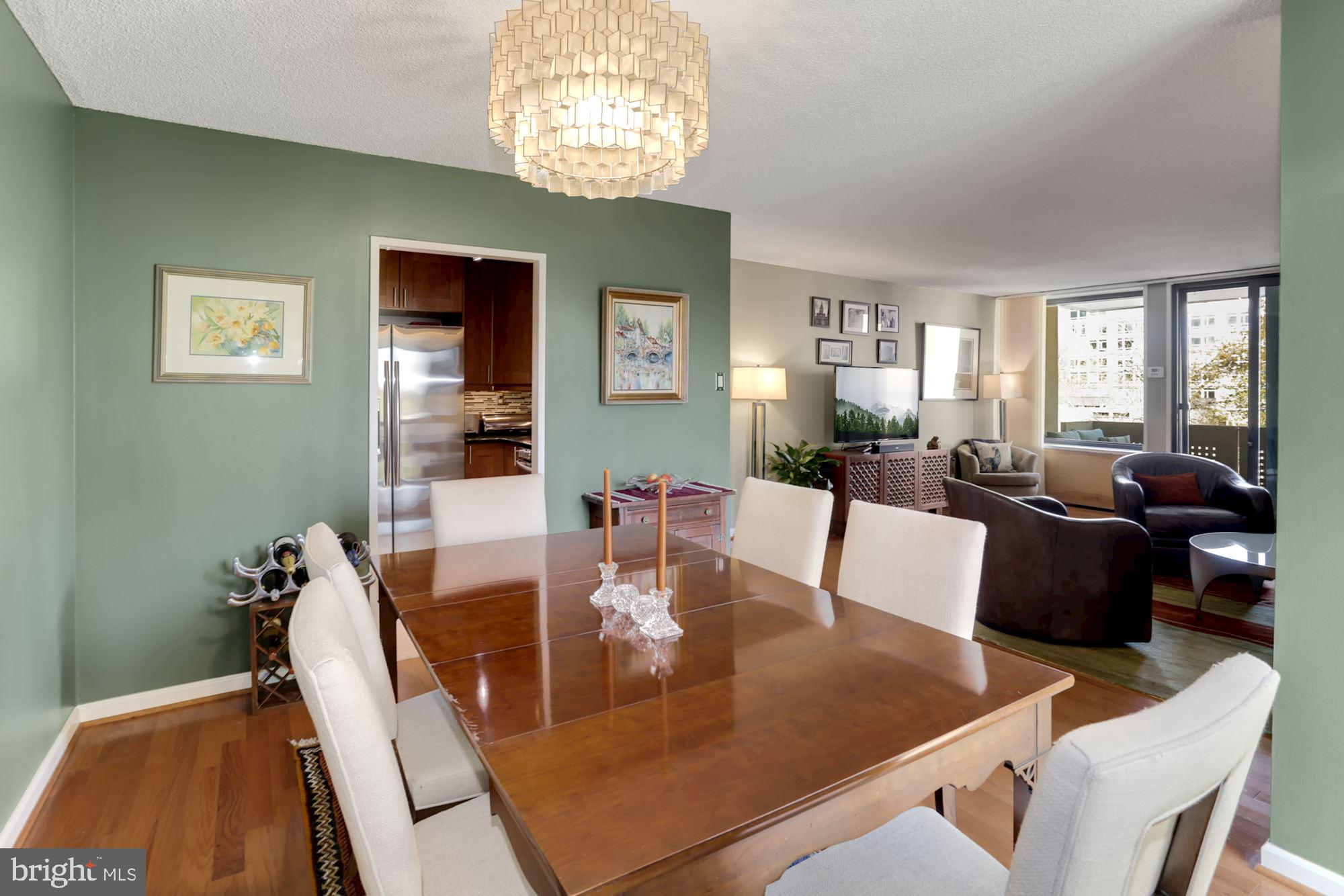 300 M Street Southwest, Unit N200 Washington, DC 20024 - Photo 10 of 45 Ample space for entertaining in Dining Area