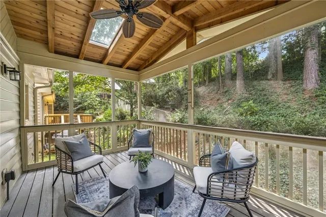 a house with a field