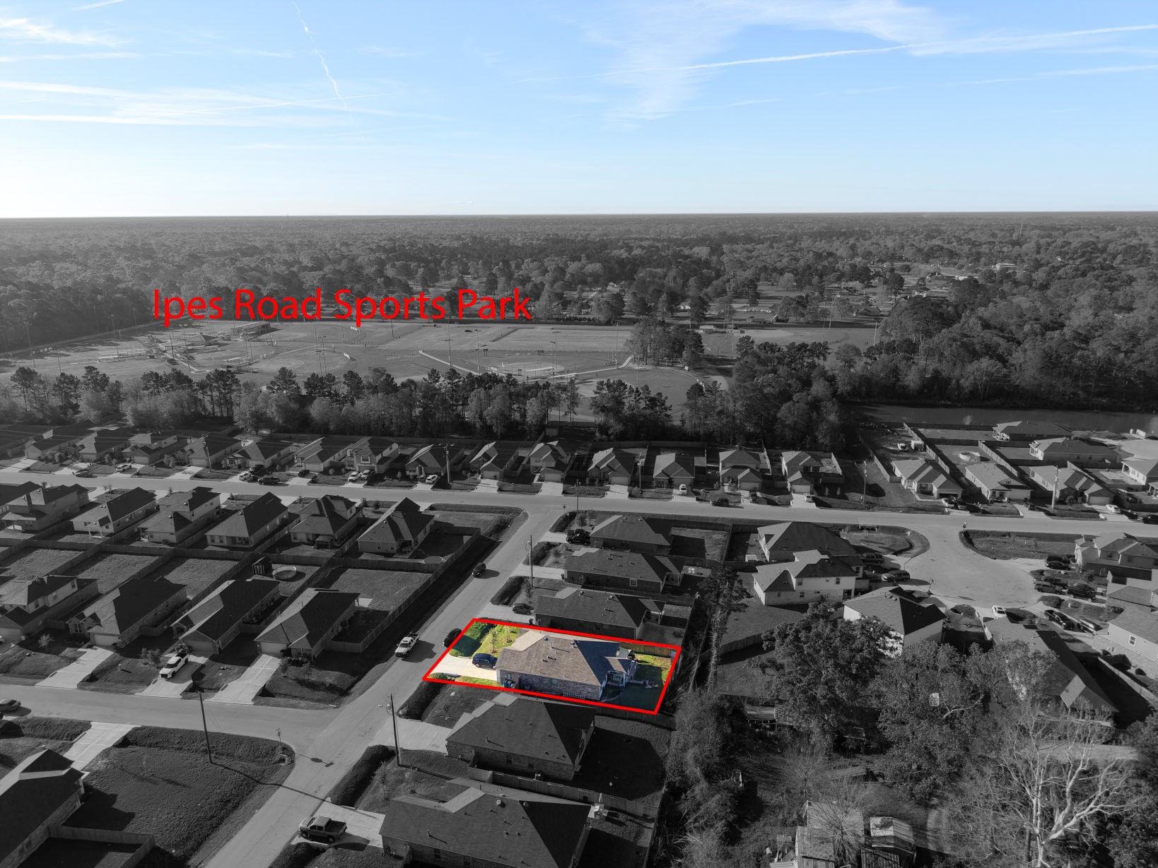 25421 Honus Wagner Way Splendora, TX 77372 - Photo 24 of 24 an aerial view of a city