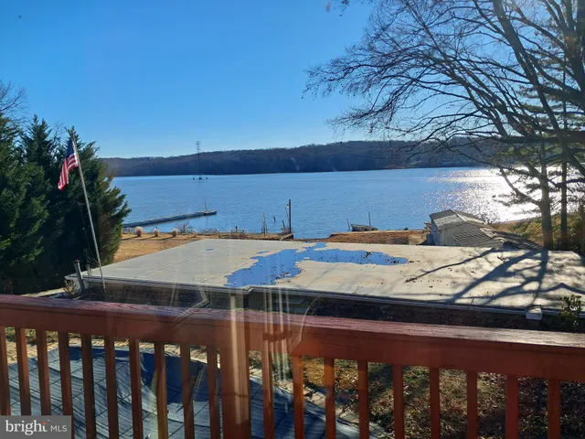 a view of a balcony with an outdoor space