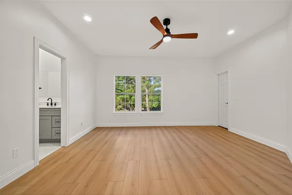 a view of a room with a flat screen tv