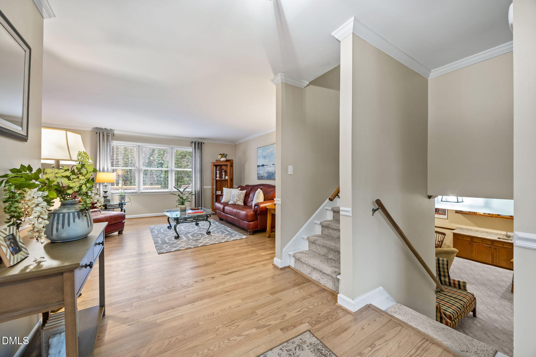 9400 Does Run Court Raleigh, NC 27613 - Photo 14 of 35 a living room with furniture and a potted plant