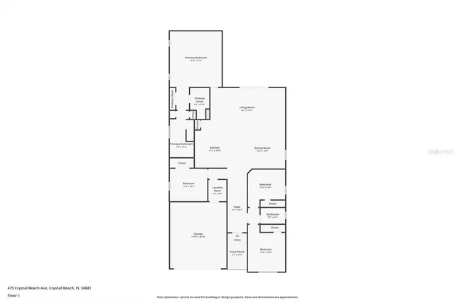 $824,995 | 475 Crystal Beach Avenue, Crystal Beach, FL 34681