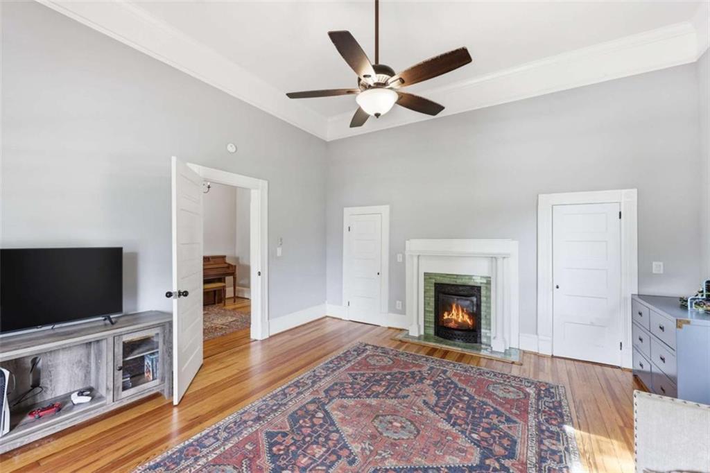 420 Fore Acre Street Cornelia, GA 30531 - Photo 26 of 48 a living room with furniture and a flat screen tv