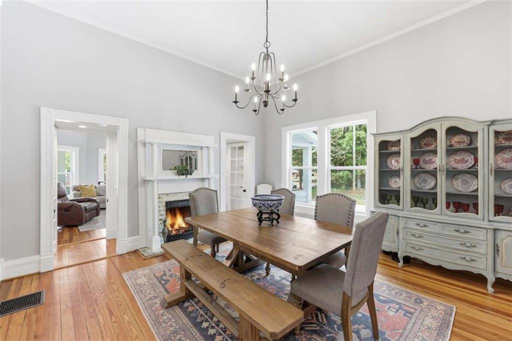 420 Fore Acre Street Cornelia, GA 30531 - Photo 31 of 48 a view of a dining room with furniture window and wooden floor