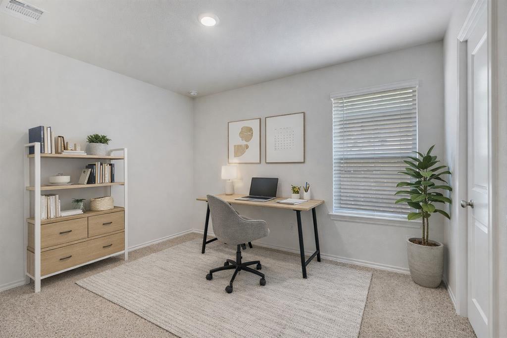 509 Regiment Road Sherman, TX 75090 - Photo 15 of 18 Secondary Bedroom virtually staged as office